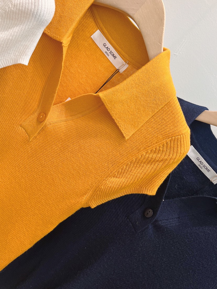 GLAD SOME韓國直郵女士新款人氣推薦熱賣職業針織衫羅紋GLAD SOME針織衫