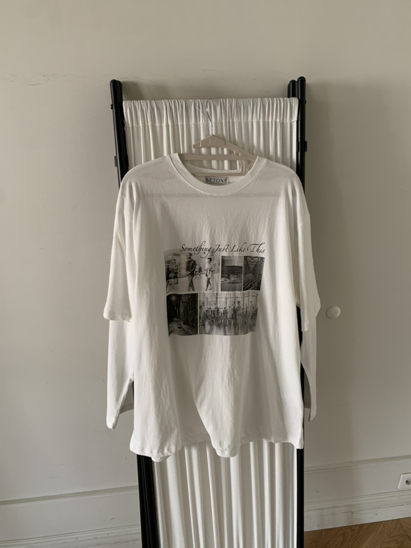 BETONE韓國東大門代購女裝新款26春夏人氣職業長袖T恤假兩件BETONE長袖T恤圖色1