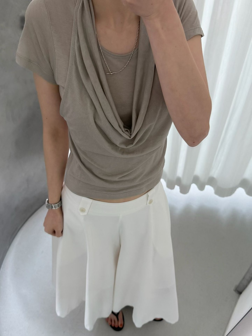 ARKIE/TAF韓國東大門直郵女裝新款休閑26春夏推薦T恤假兩件ARKIE/TAFT恤