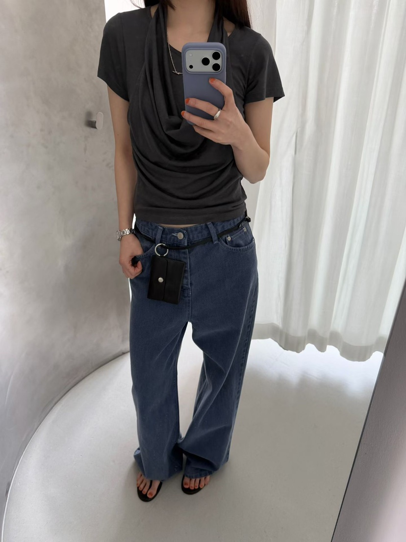 ARKIE/TAF韓國東大門直郵女裝新款休閑26春夏推薦T恤假兩件ARKIE/TAFT恤