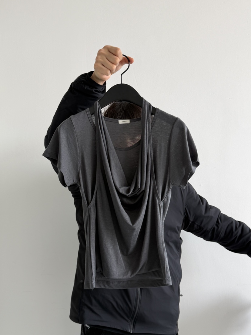 ARKIE/TAF韓國東大門直郵女裝新款休閑26春夏推薦T恤假兩件ARKIE/TAFT恤圖色1