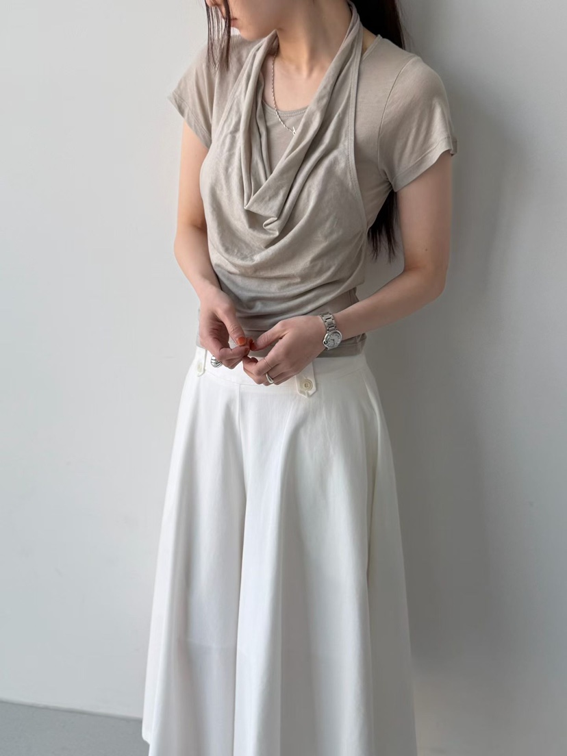 ARKIE/TAF韓國東大門直郵女裝新款休閑26春夏推薦T恤假兩件ARKIE/TAFT恤圖色3