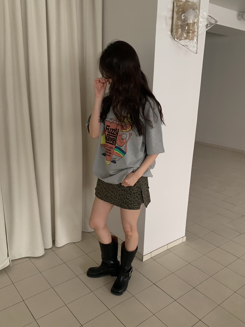 CAMEL-P韓國東大門代購女士新款推薦裙褲豹紋Came_l 家裙褲