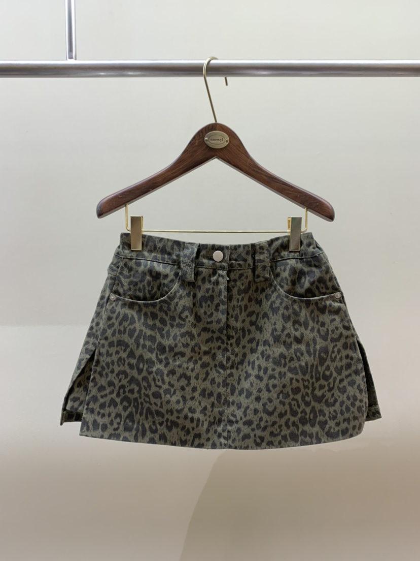 CAMEL-P韓國東大門代購女士新款推薦裙褲豹紋Came_l 家裙褲圖色2