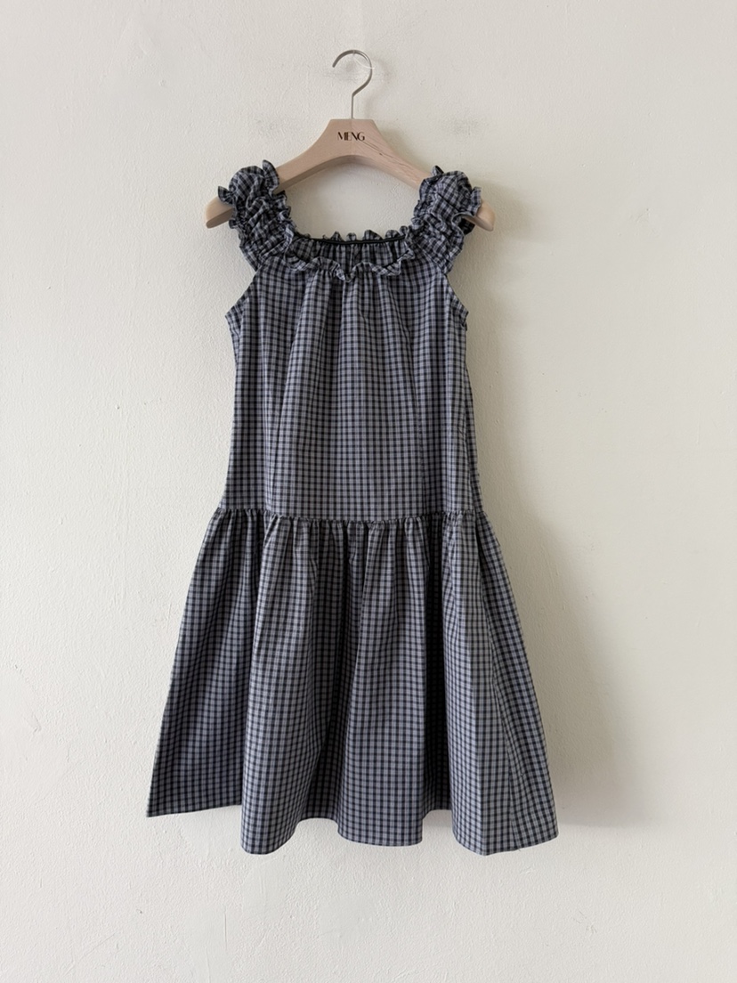 MENG韓國代購女士新品人氣26春夏職業休閑推薦熱賣連衣裙MENG連衣裙圖色1