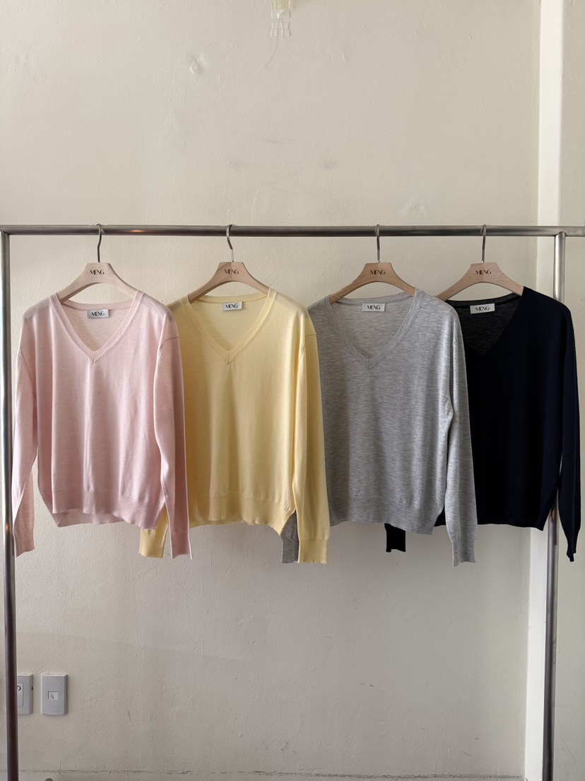 MENG韓國直郵實拍女士新款人氣推薦時尚職業26春夏針織衫MENG針織衫