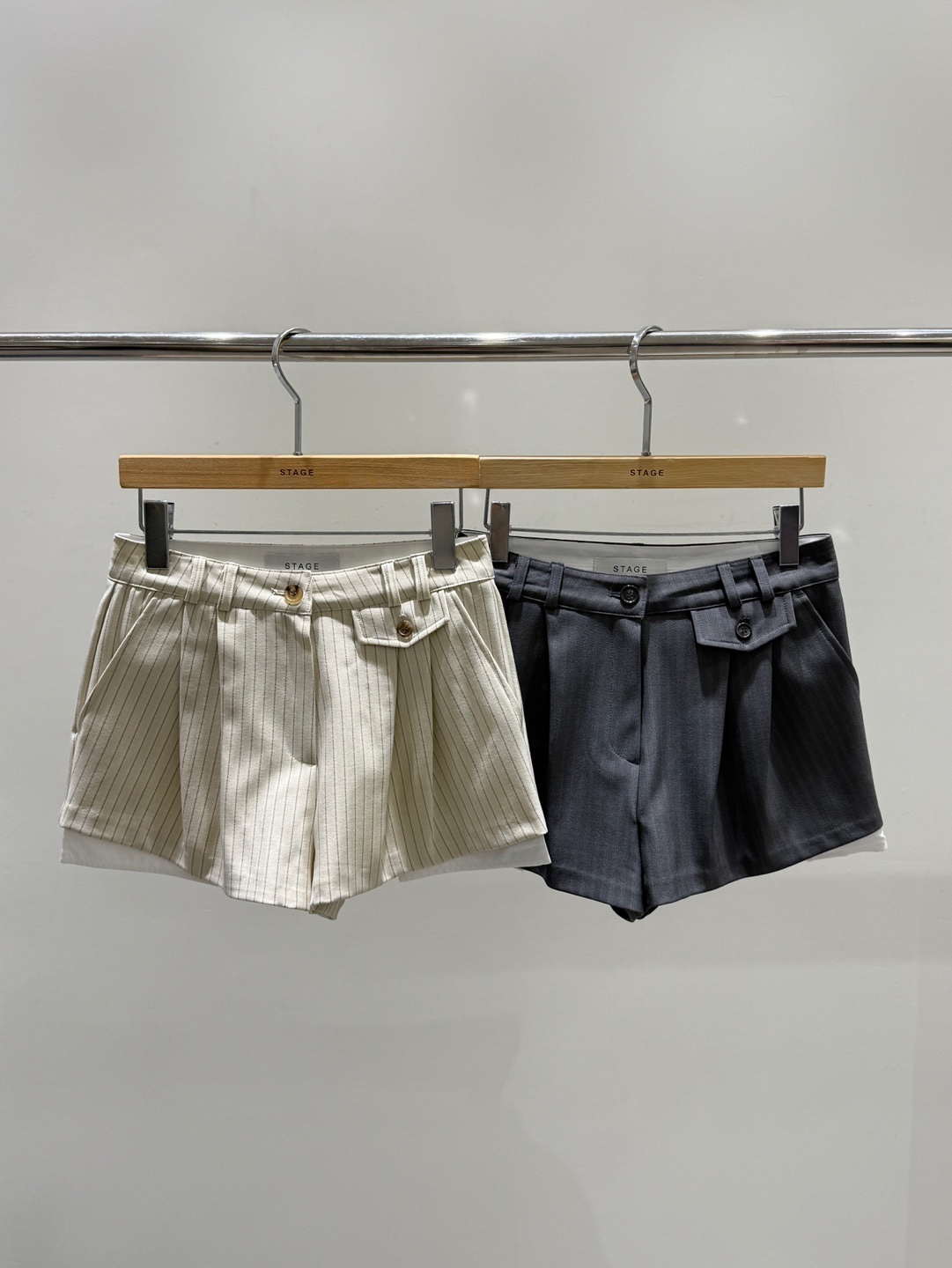 STAGE韓國代購女士新品時尚熱賣職業人氣推薦休閑26春夏短褲STAGE短褲