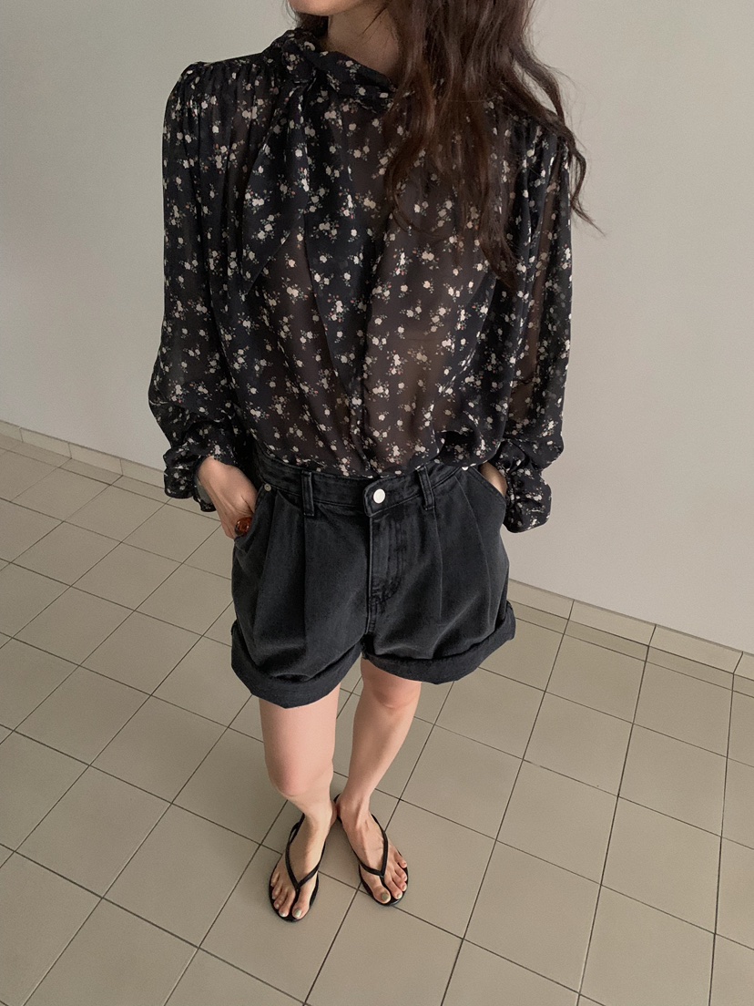 CAMEL-P韓國代購女裝新款職業襯衫蕾絲衫Came_l 家襯衫/蕾絲衫