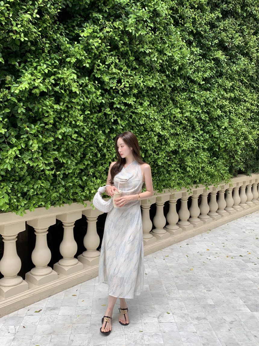 THE LOW韓國東大門代購女裝新款推薦時尚職業休閑連衣裙THE LOW連衣裙