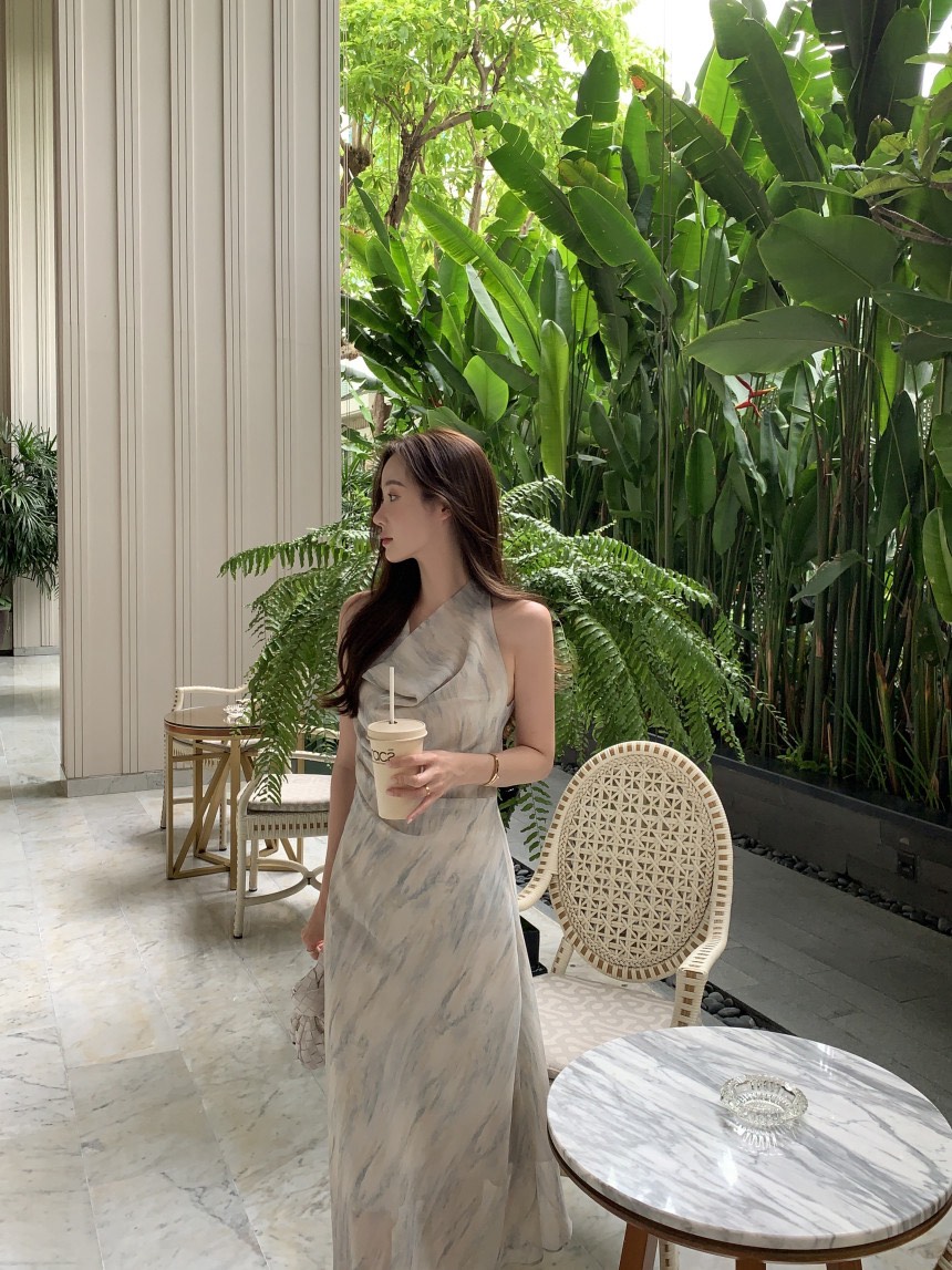 THE LOW韓國東大門代購女裝新款推薦時尚職業休閑連衣裙THE LOW連衣裙