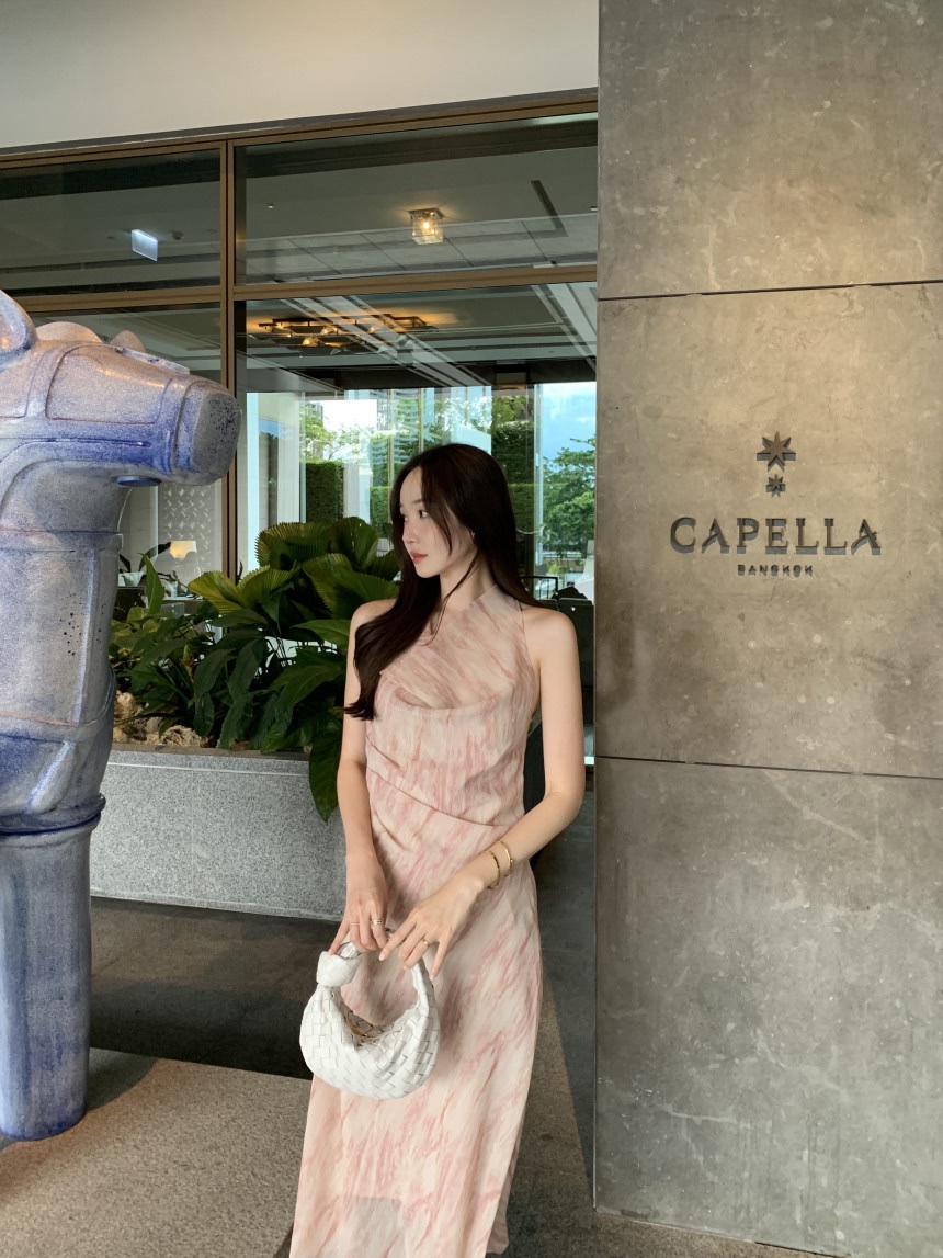 THE LOW韓國東大門代購女裝新款推薦時尚職業休閑連衣裙THE LOW連衣裙