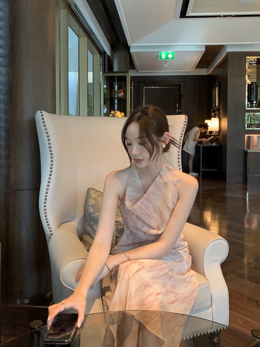 THE LOW韓國東大門代購女裝新款推薦時尚職業休閑連衣裙THE LOW連衣裙