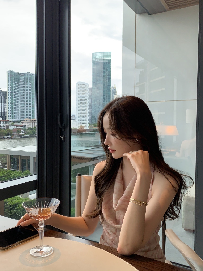 THE LOW韓國東大門代購女裝新款推薦時尚職業休閑連衣裙THE LOW連衣裙