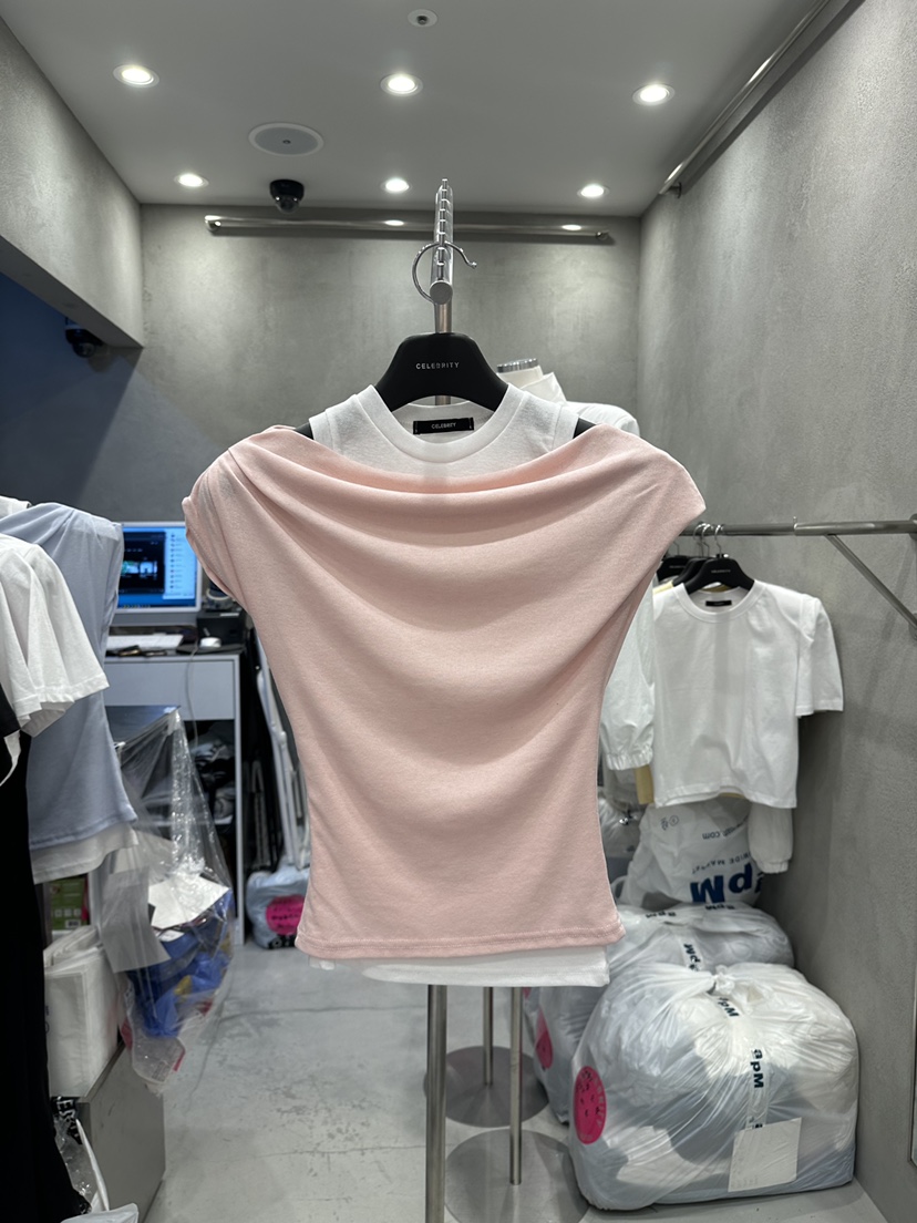 CELEBRITY-A韓國東大門直郵女裝新款時尚推薦人氣熱賣T恤CELEBRITY-AT恤圖色2