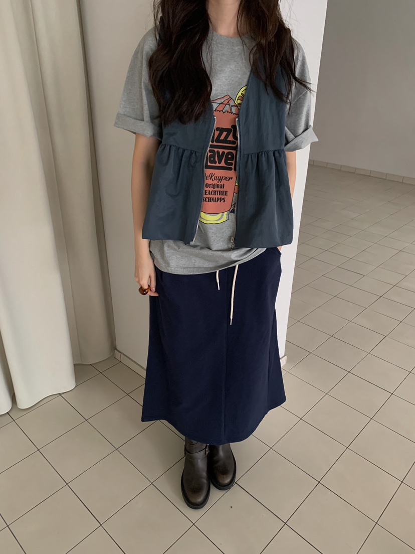 CAMEL-P韓國代購女裝新款休閑長裙Came_l 家長裙