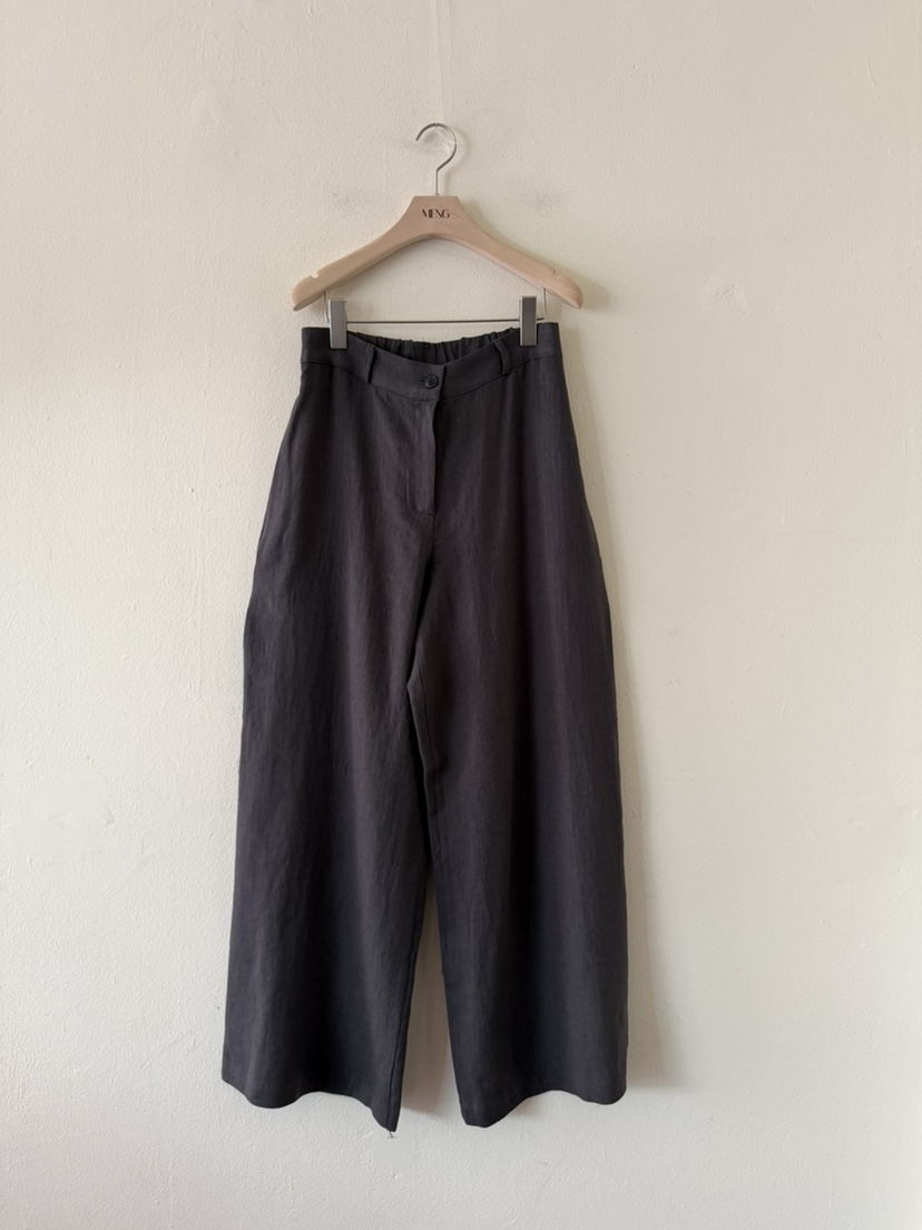 MENG韓國東大門直郵女裝新品熱賣休閑推薦休閑褲亞麻布絨MENG休閑褲圖色3