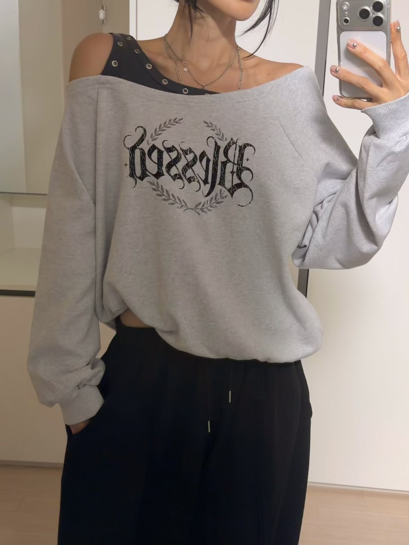 MORAN/MOSCO/SUGAR CASE韓國直郵女士新品休閑26春夏衛衣MORAN/MOSCO/SUGAR CASE衛衣