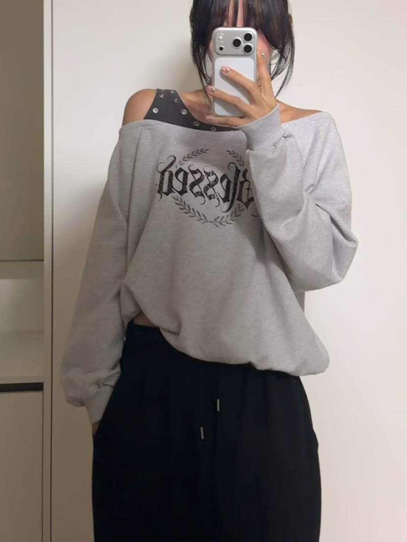 MORAN/MOSCO/SUGAR CASE韓國直郵女士新品休閑26春夏衛衣MORAN/MOSCO/SUGAR CASE衛衣