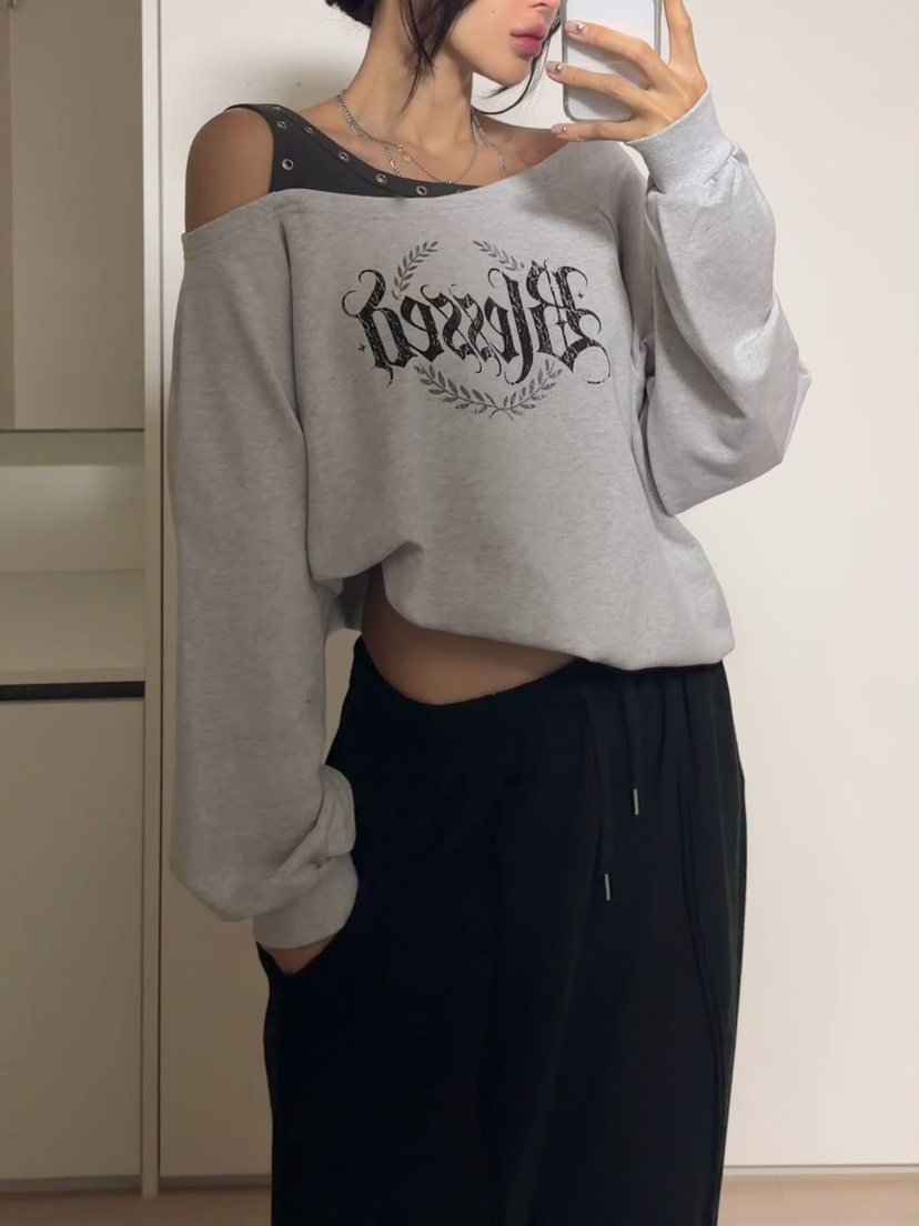 MORAN/MOSCO/SUGAR CASE韓國直郵女士新品休閑26春夏衛衣MORAN/MOSCO/SUGAR CASE衛衣圖色1