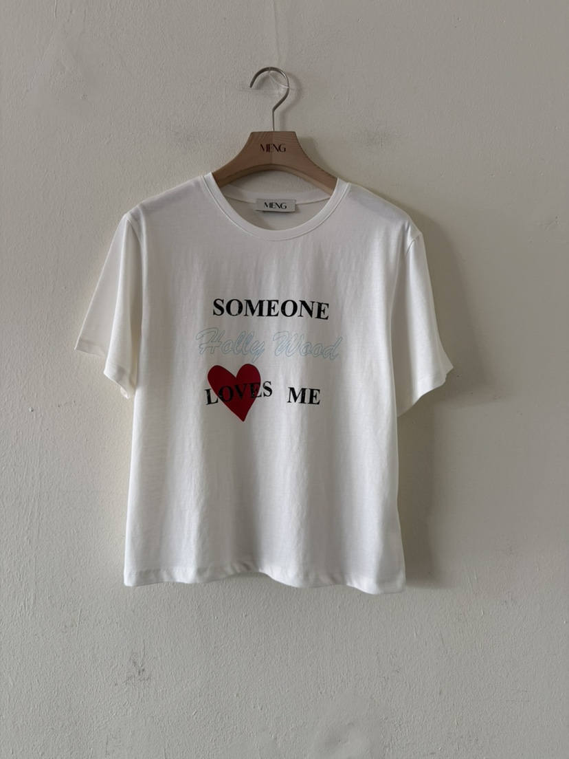 MENG韓國直郵女裝新品熱賣推薦26春夏職業人氣休閑時尚T恤MENGT恤圖色1