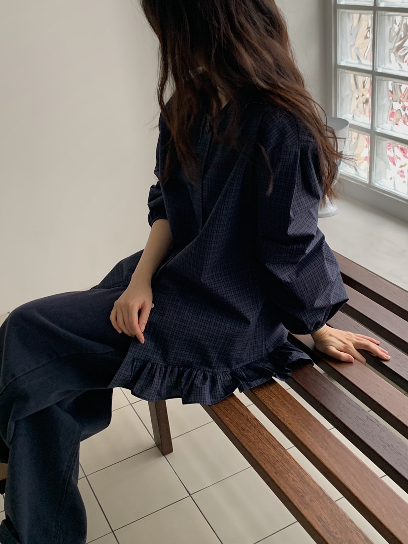 CAMEL-P韓國直郵女士新品休閑襯衫蕾絲衫Came_l 家襯衫/蕾絲衫