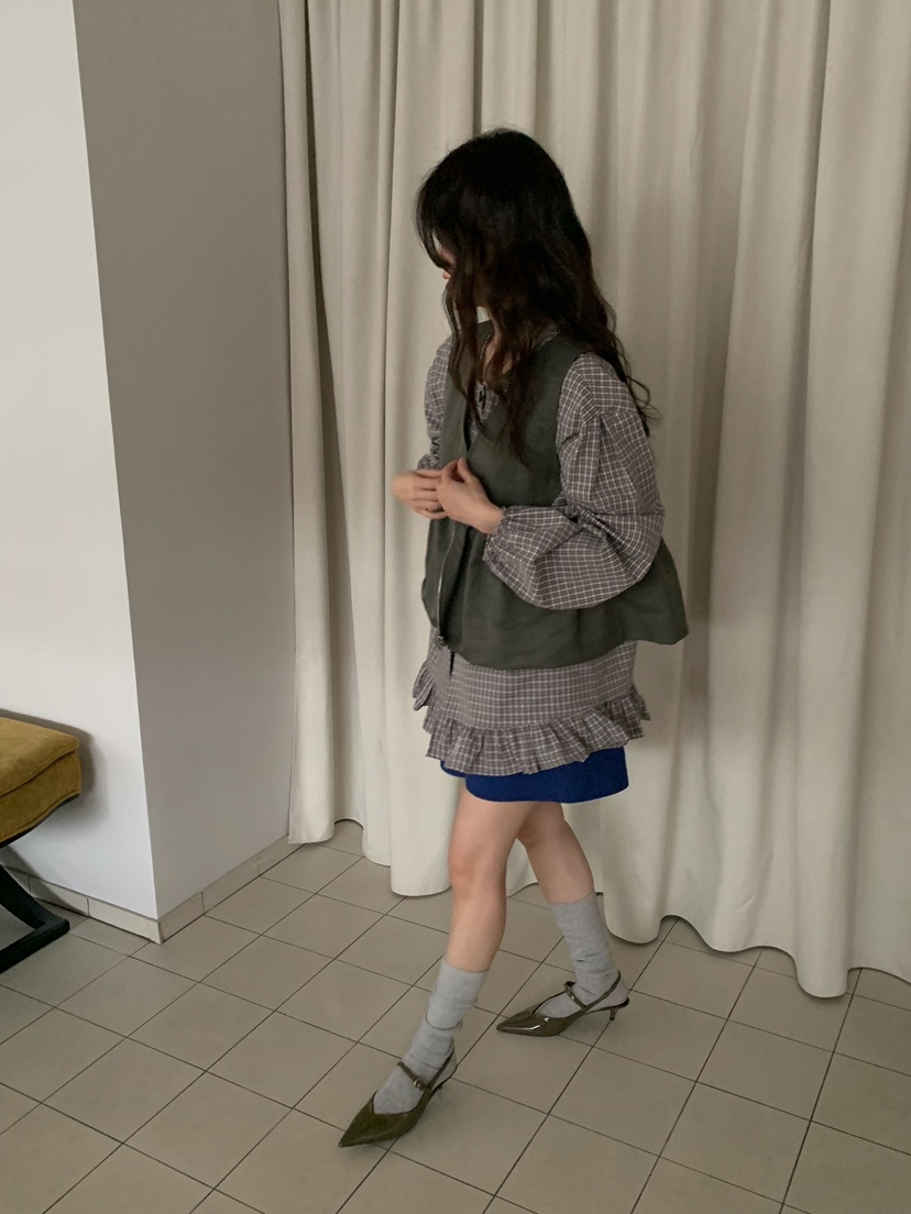 CAMEL-P韓國直郵女士新品休閑襯衫蕾絲衫Came_l 家襯衫/蕾絲衫