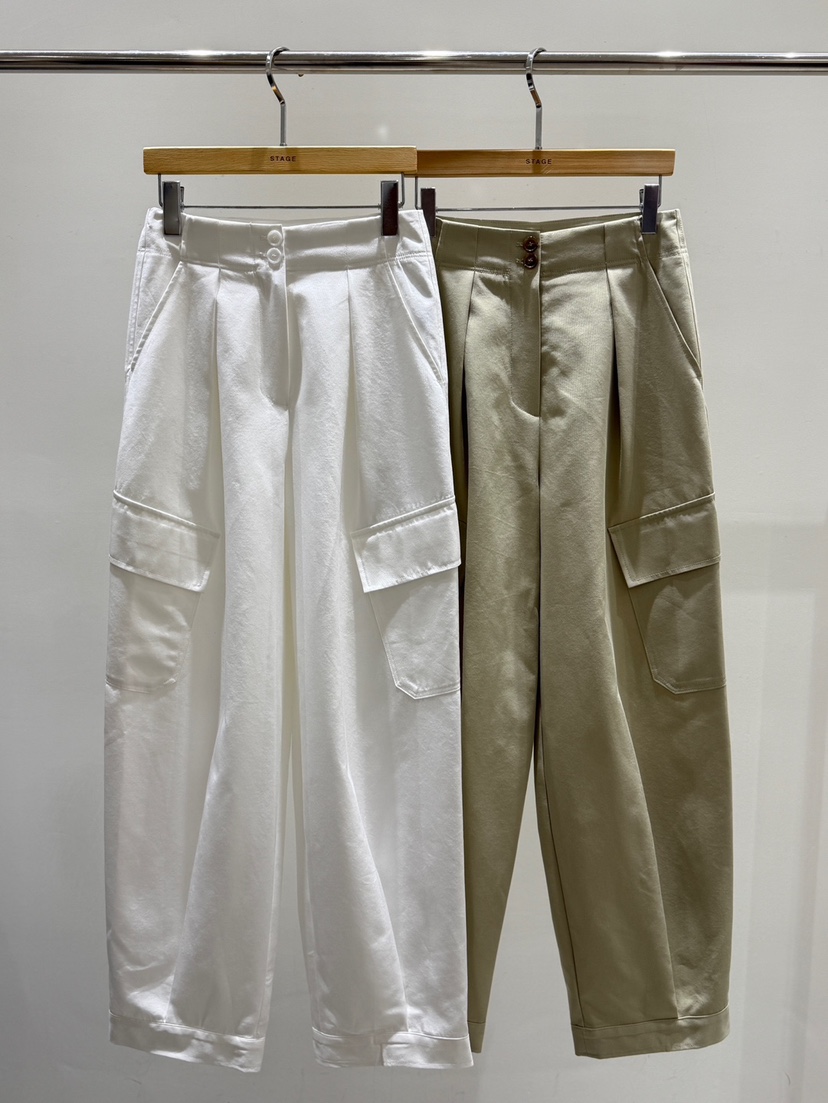 STAGE韓國直郵女士新品推薦休閑26春夏時尚人氣職業休閑褲STAGE休閑褲