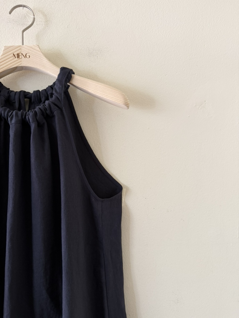 MENG韓國東大門代購女裝新款人氣時尚休閑吊帶背心亞麻布絨MENG吊帶/背心