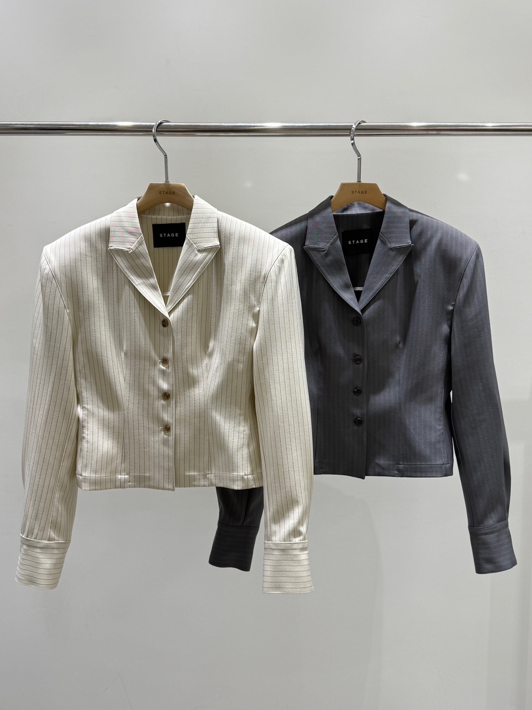 STAGE韓國直郵實拍女士新款熱賣休閑職業26春夏人氣時尚夾克STAGE夾克