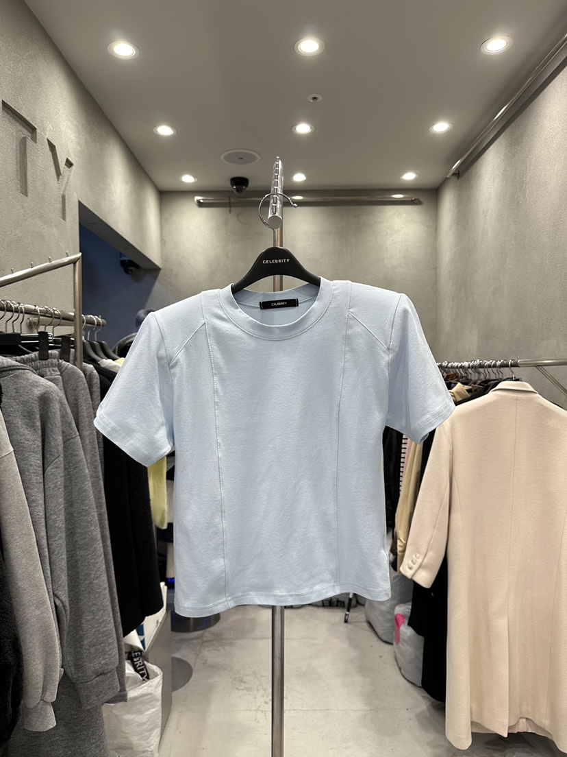 CELEBRITY-A韓國直郵實拍女裝新款人氣職業時尚26春夏T恤CELEBRITY-AT恤圖色2