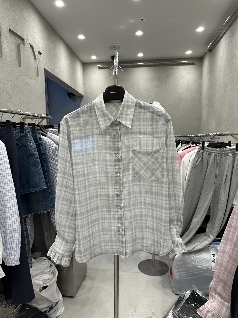 CELEBRITY-A韓國直郵實拍女士新品時尚休閑熱賣襯衫蕾絲衫CELEBRITY-A襯衫/蕾絲衫圖色3