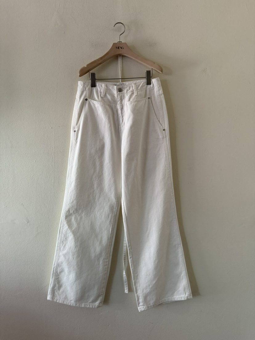 MENG韓國直郵女裝新款時尚人氣熱賣推薦職業休閑26春夏牛仔褲MENG牛仔褲圖色3