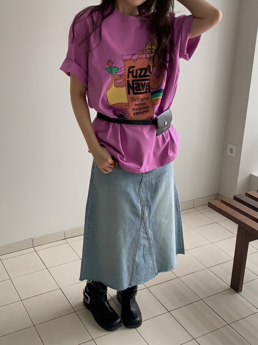 CAMEL-P韓國東大門代購女裝新品時尚長裙Came_l 家長裙