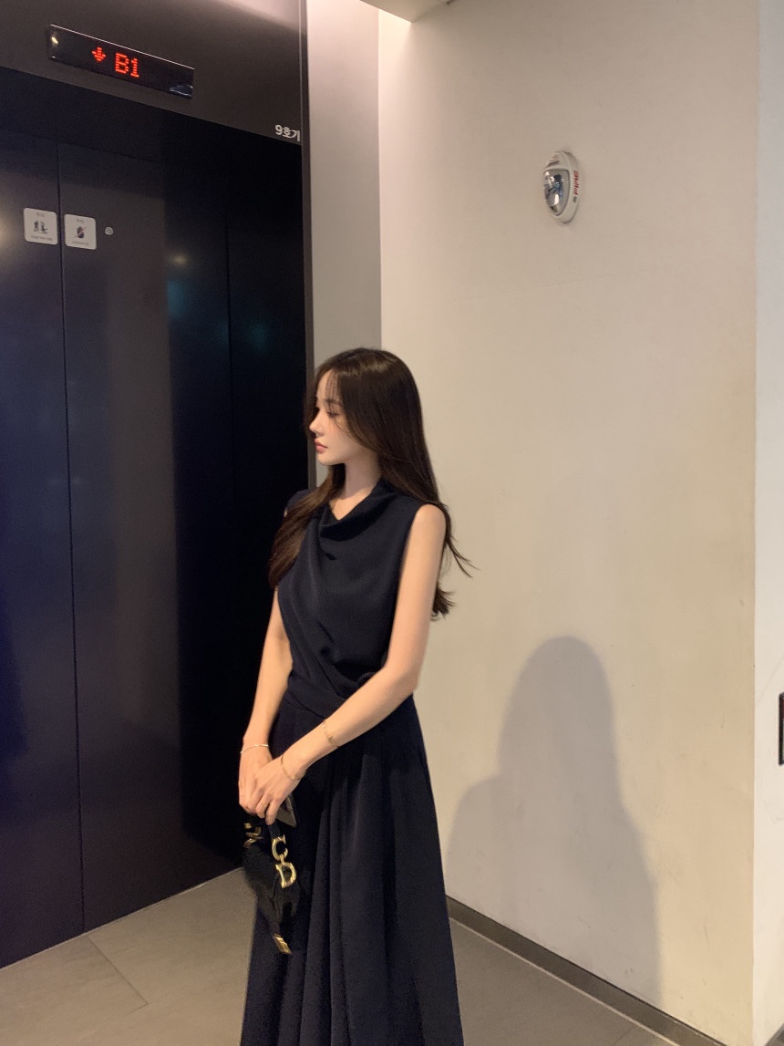 THE LOW韓國東大門直郵女士新款26春夏休閑熱賣人氣連衣裙THE LOW連衣裙