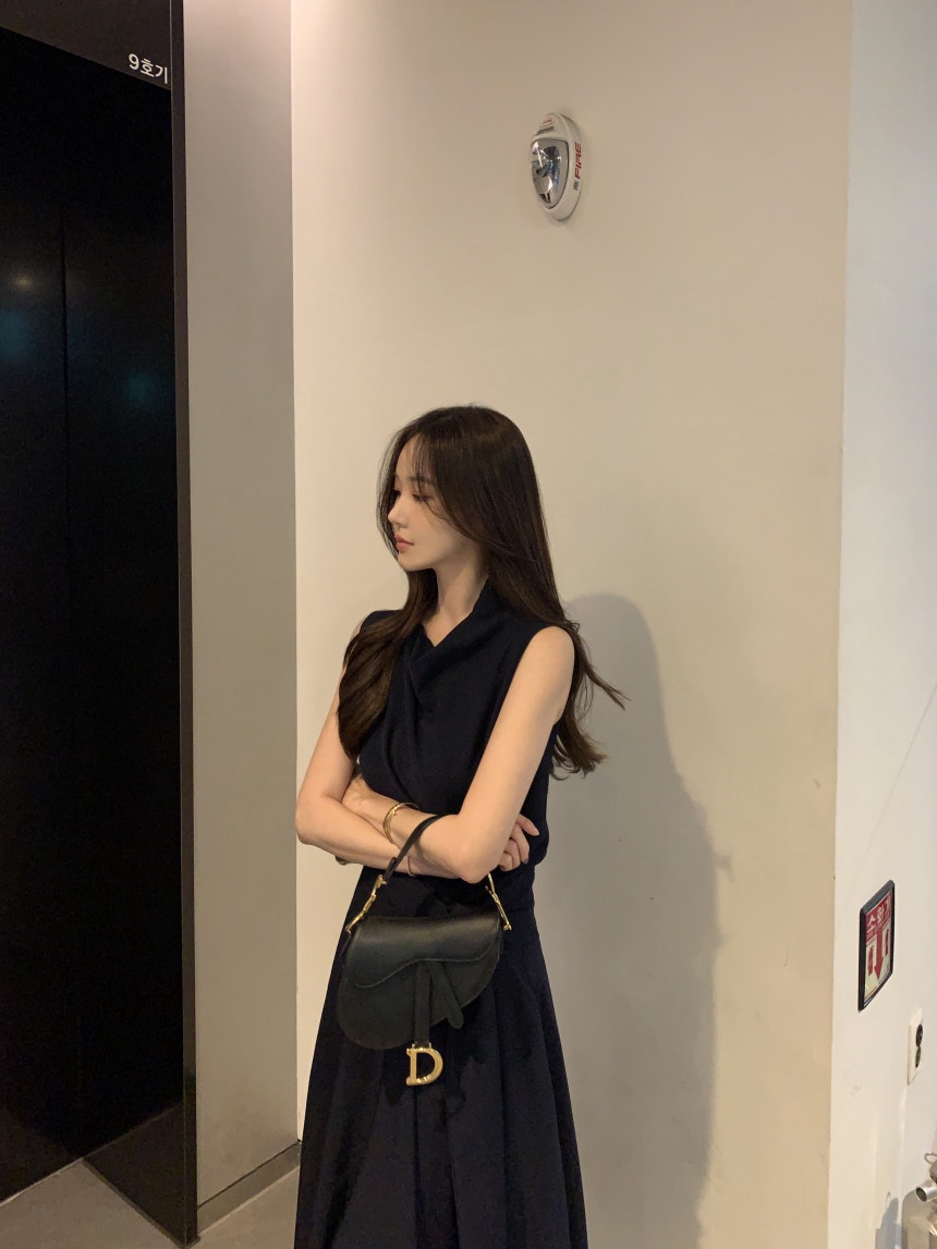 THE LOW韓國東大門直郵女士新款26春夏休閑熱賣人氣連衣裙THE LOW連衣裙