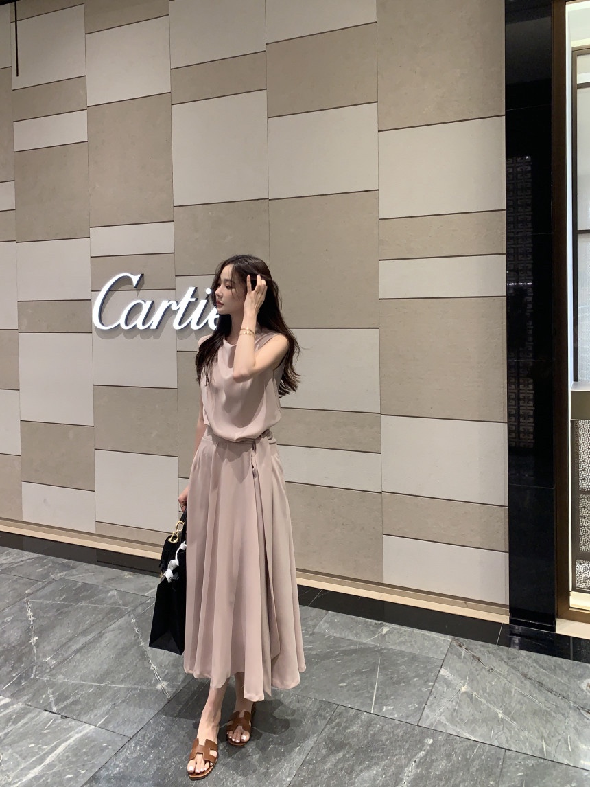 THE LOW韓國東大門直郵女士新款26春夏休閑熱賣人氣連衣裙THE LOW連衣裙