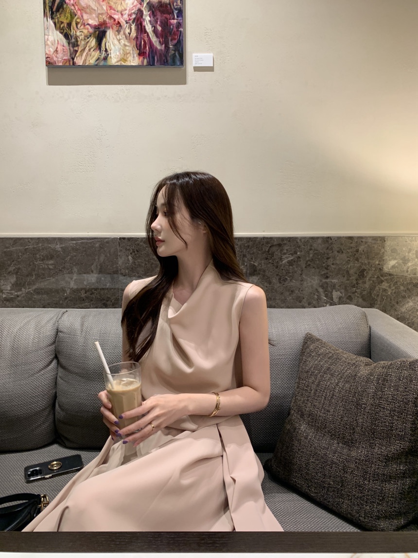 THE LOW韓國東大門直郵女士新款26春夏休閑熱賣人氣連衣裙THE LOW連衣裙