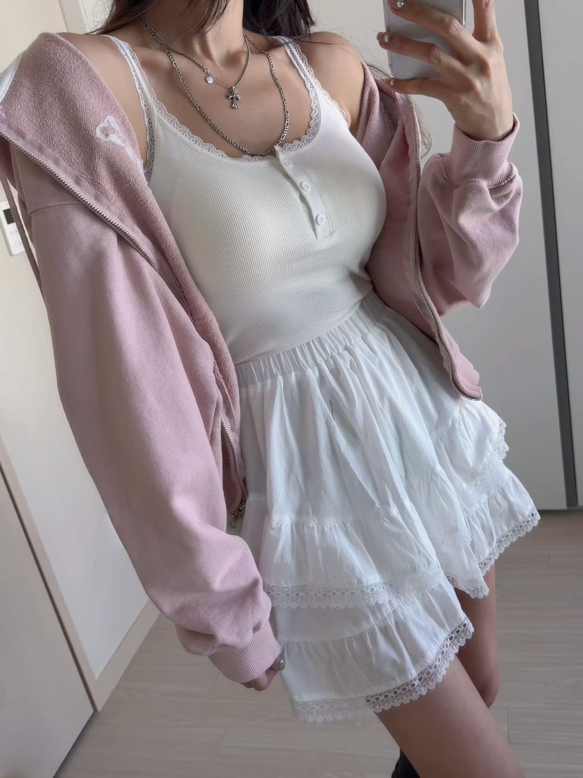 MORAN/MOSCO/SUGAR CASE韓國直郵實拍女裝新品熱賣吊帶背心蕾絲MORAN/MOSCO/SUGAR CASE吊帶/背心