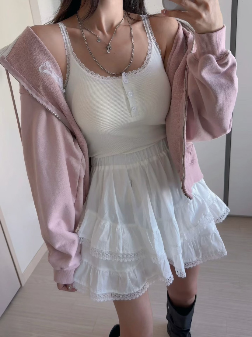 MORAN/MOSCO/SUGAR CASE韓國直郵實拍女裝新品熱賣吊帶背心蕾絲MORAN/MOSCO/SUGAR CASE吊帶/背心