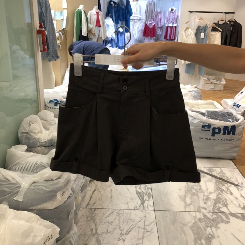 ALMOND韓國直郵實拍女士新品推薦熱賣人氣時尚26春夏短褲ALMOND短褲圖色2