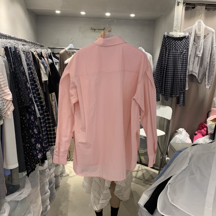 LOGROAD韓國東大門代購女裝新品時尚推薦26春夏襯衫蕾絲衫LOG ROAD襯衫/蕾絲衫