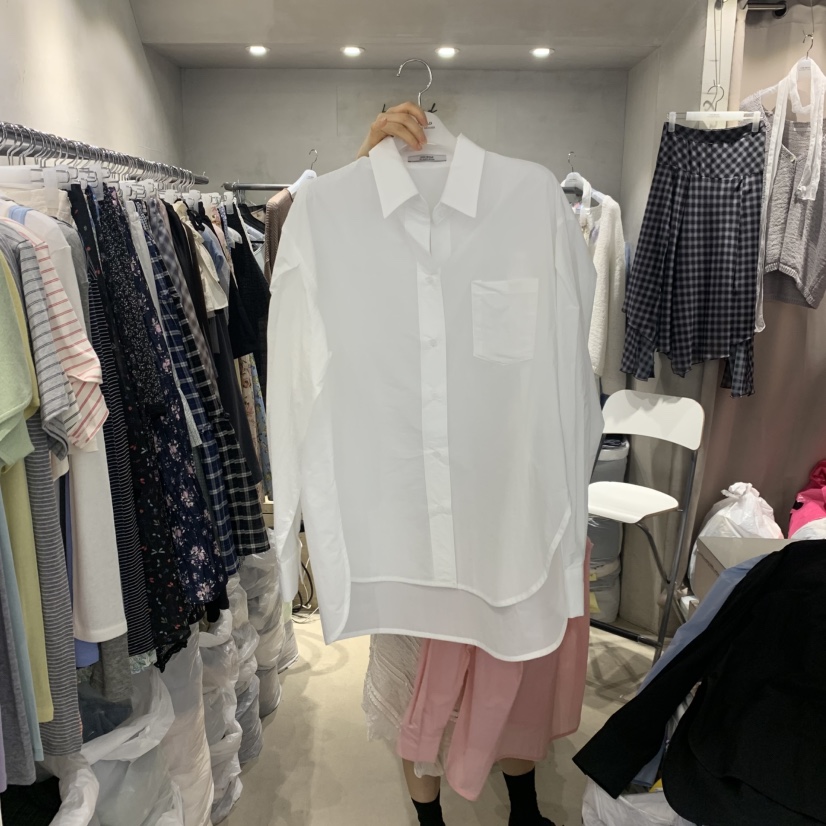 LOGROAD韓國東大門代購女裝新品時尚推薦26春夏襯衫蕾絲衫LOG ROAD襯衫/蕾絲衫圖色2