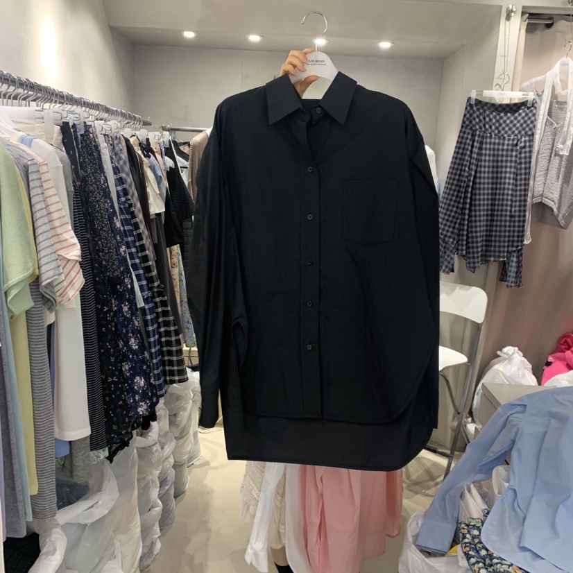 LOGROAD韓國東大門代購女裝新品時尚推薦26春夏襯衫蕾絲衫LOG ROAD襯衫/蕾絲衫圖色3