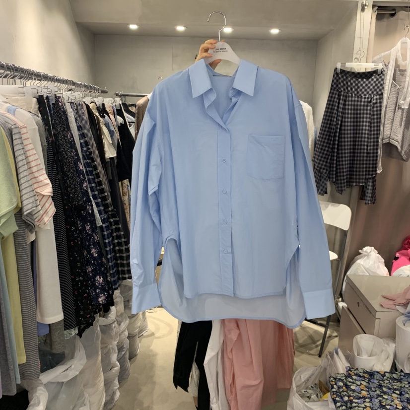 LOGROAD韓國東大門代購女裝新品時尚推薦26春夏襯衫蕾絲衫LOG ROAD襯衫/蕾絲衫圖色4