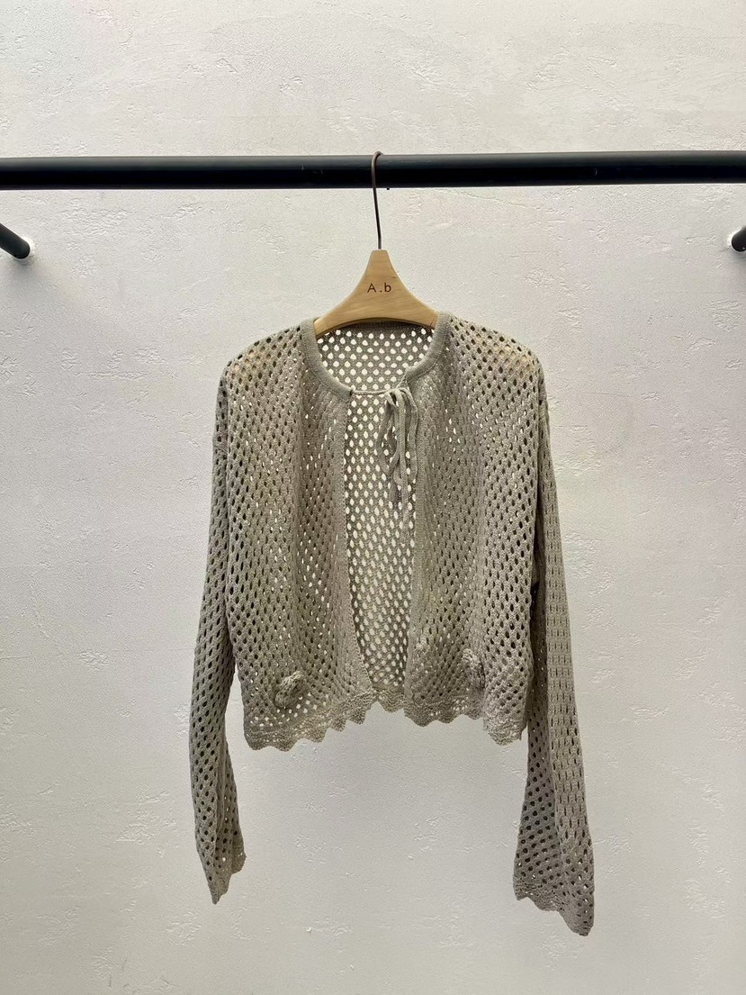 AUTUMN BEIGE-Q韓國直郵實拍女士新品26春夏時尚針織衫A.b/AUTUMN BEIGE針織衫圖色1