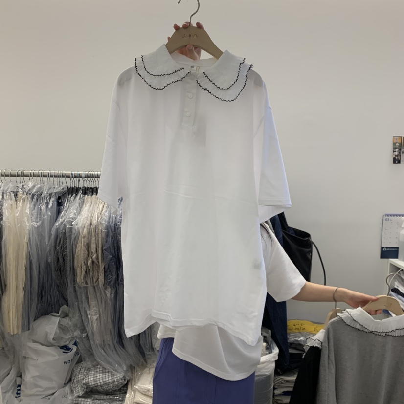 TAN&amp;COMO韓國代購女士新款休閑熱賣推薦人氣時尚T恤tan-COMOT恤圖色1