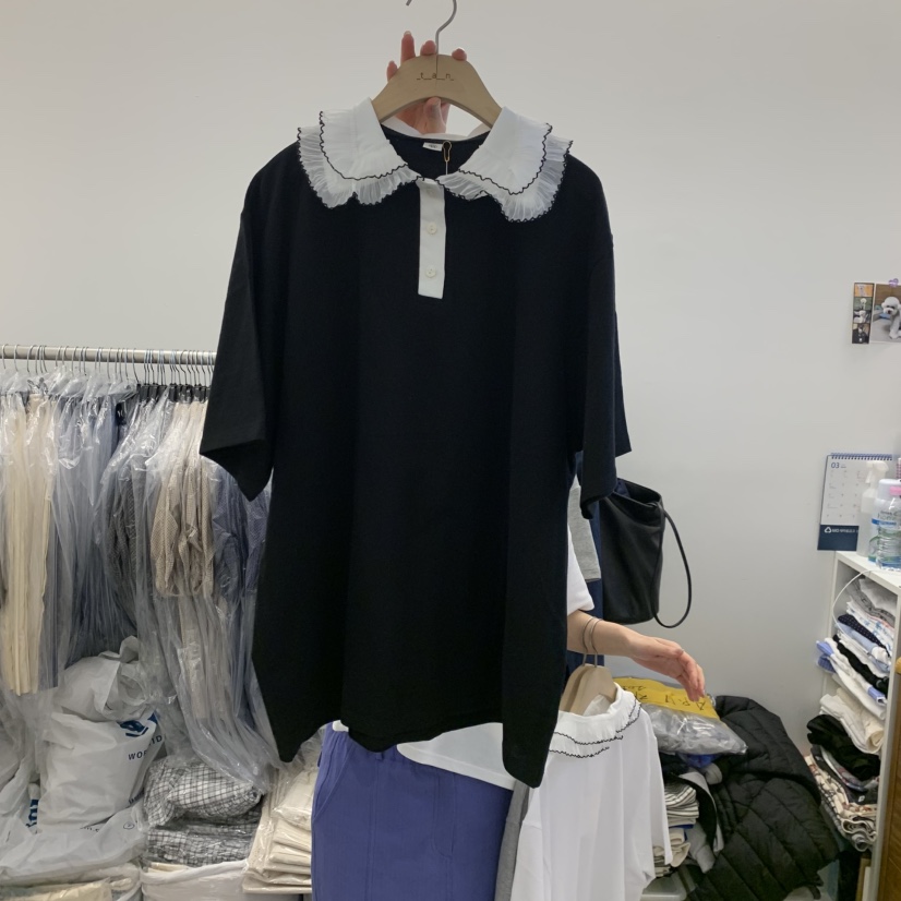 TAN&amp;COMO韓國代購女士新款休閑熱賣推薦人氣時尚T恤tan-COMOT恤圖色3