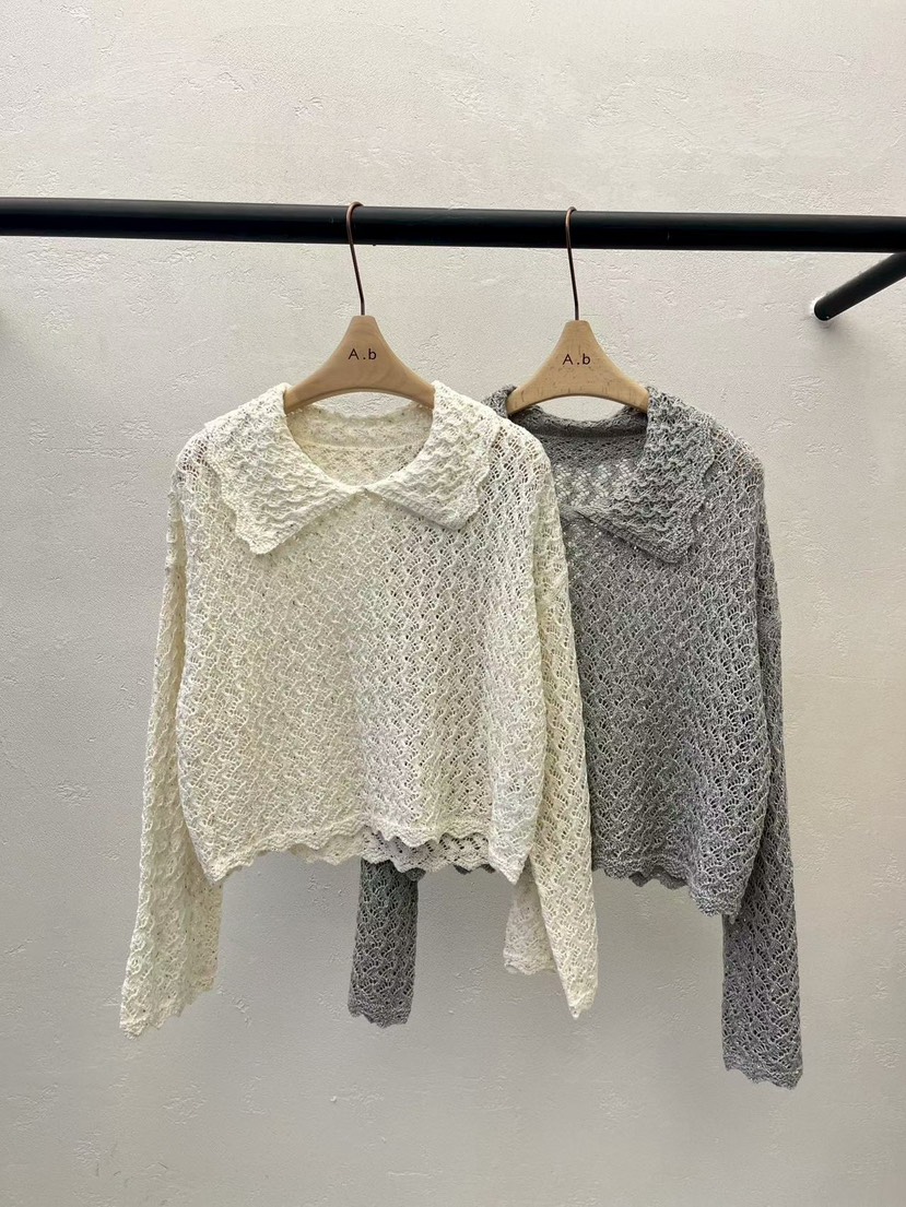 AUTUMN BEIGE-Q韓國東大門直郵女士新品26春夏職業針織衫A.b/AUTUMN BEIGE針織衫