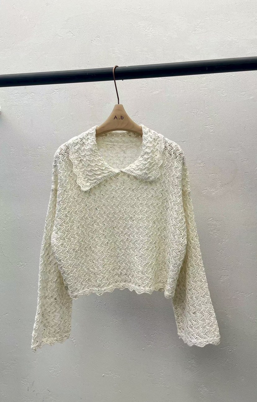 AUTUMN BEIGE-Q韓國東大門直郵女士新品26春夏職業針織衫A.b/AUTUMN BEIGE針織衫圖色2