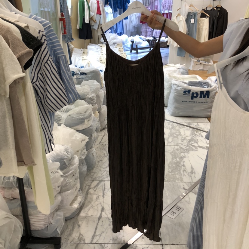 ALMOND韓國直郵實拍女士新品職業人氣熱賣26春夏推薦連衣裙ALMOND連衣裙圖色2